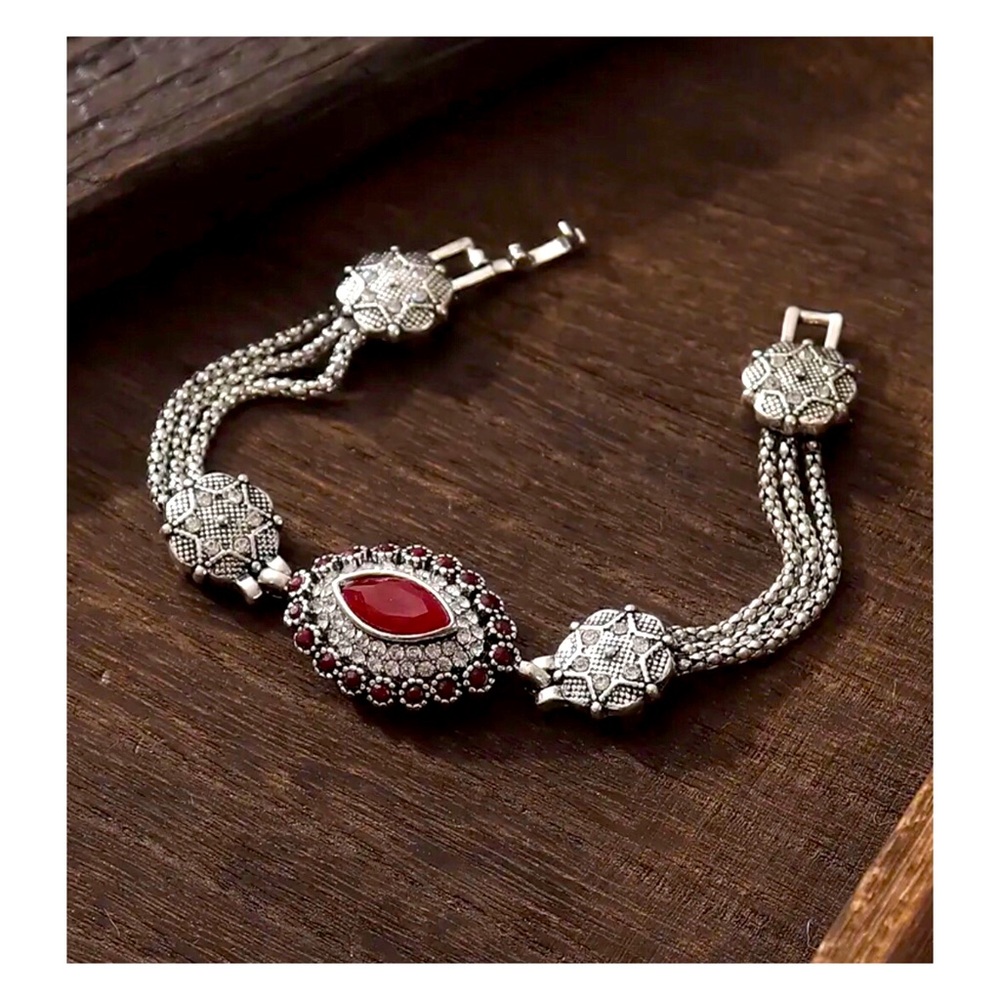 VINTAGE LUXURY ZINC ALLOY BRACELET